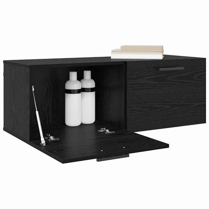 Wandschrank Schwarze Eiche 100 x 36.5 x 35 cm Holzwerkstoff
