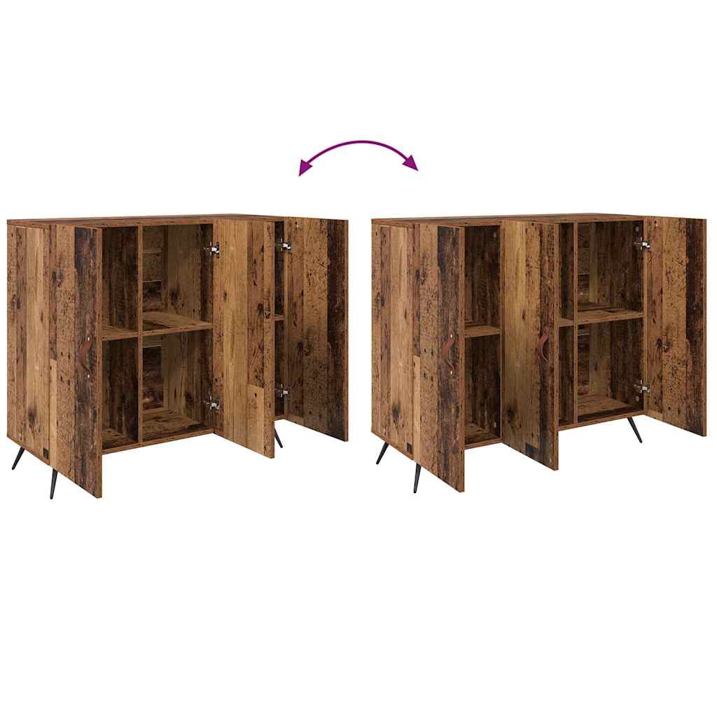 Sideboard Braun 90 x 34 x 80 cm Holzwerkstoff