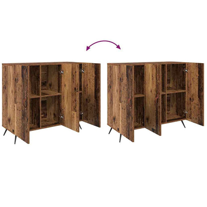 Sideboard Braun 90 x 34 x 80 cm Holzwerkstoff