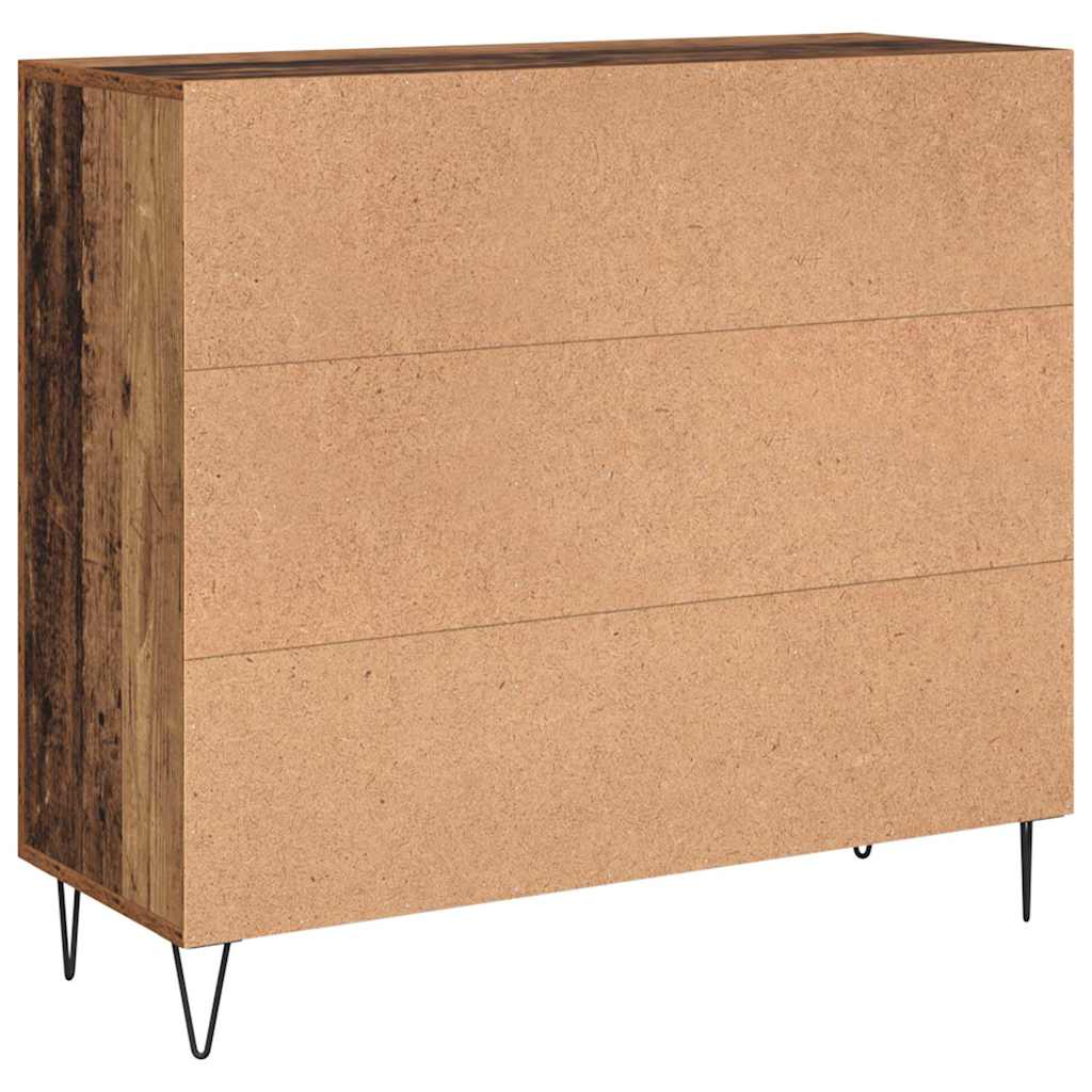 Sideboard Altholz 90 x 34 x 80 cm Holzwerkstoff