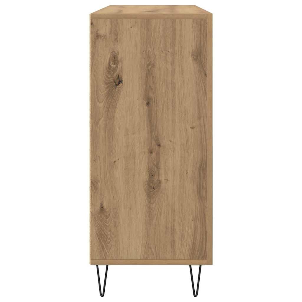 Sideboard Eiche handwerklich 90 x 34 x 80 cm Holzwerkstoff