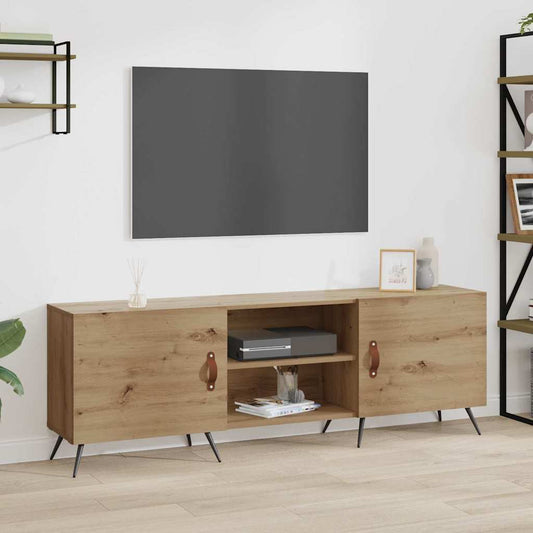 TV-Schränk Eiche handwerklich 150 x 30 x 50 cm Holzwerkstoff