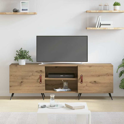 TV-Schränk Eiche handwerklich 150 x 30 x 50 cm Holzwerkstoff