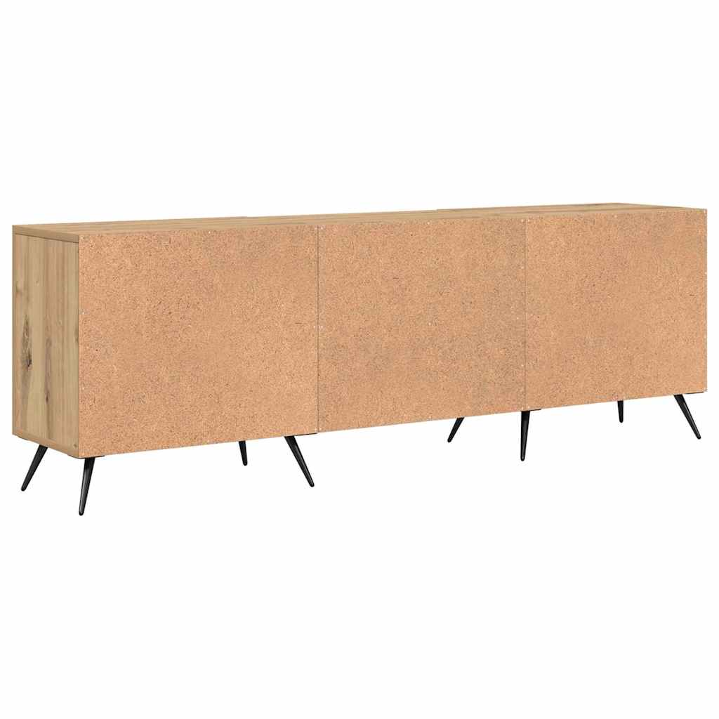TV-Schränk Eiche handwerklich 150 x 30 x 50 cm Holzwerkstoff