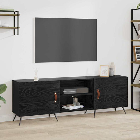 TV-Schränk Schwarze Eiche 150 x 30 x 50 cm Holzwerkstoff