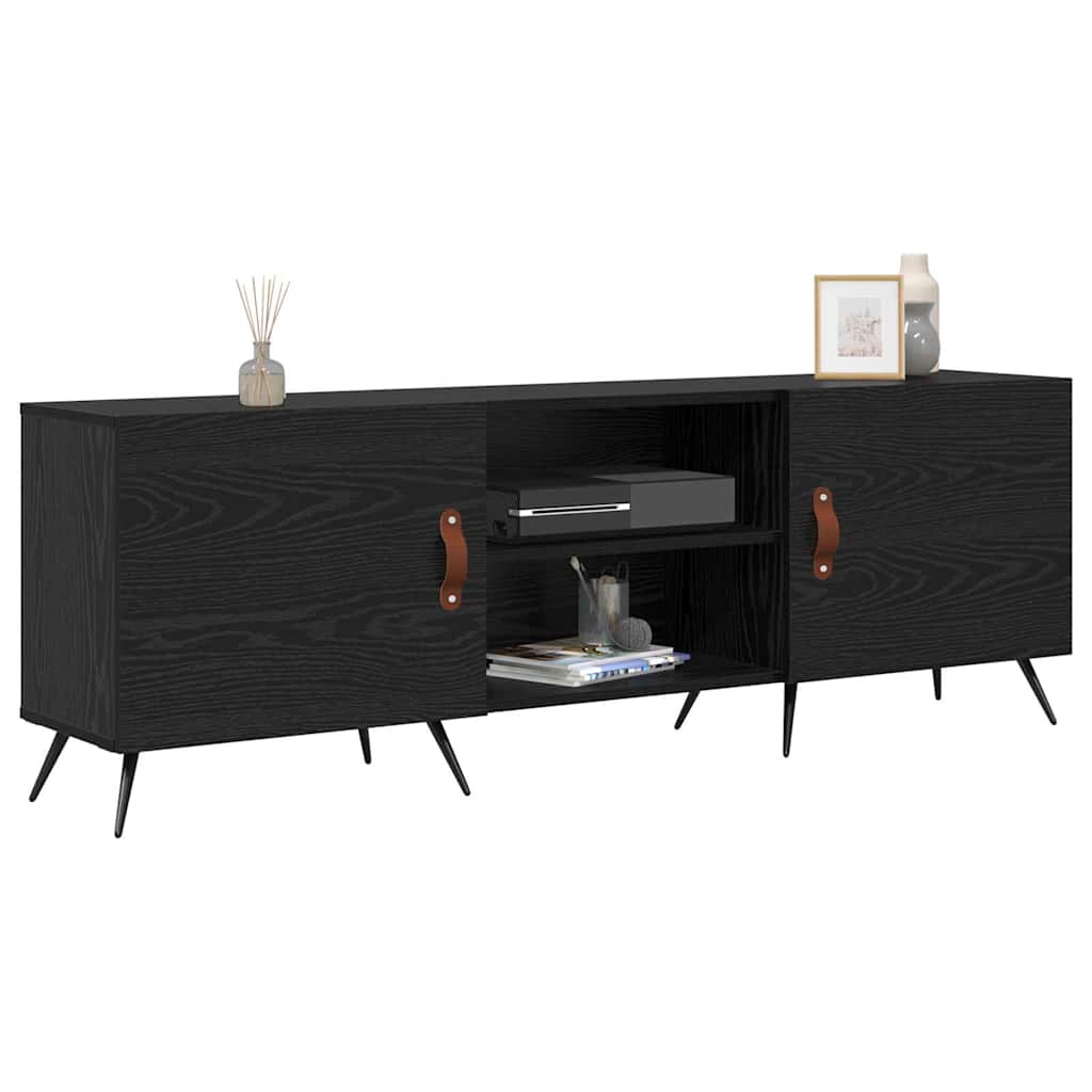 TV-Schränk Schwarze Eiche 150 x 30 x 50 cm Holzwerkstoff