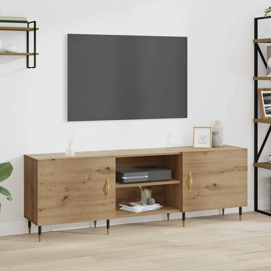 TV-Schränk Eiche handwerklich 150 x 30 x 50 cm Holzwerkstoff