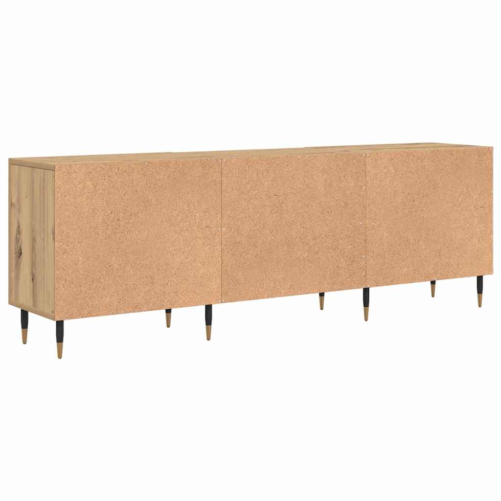 TV-Schränk Eiche handwerklich 150 x 30 x 50 cm Holzwerkstoff