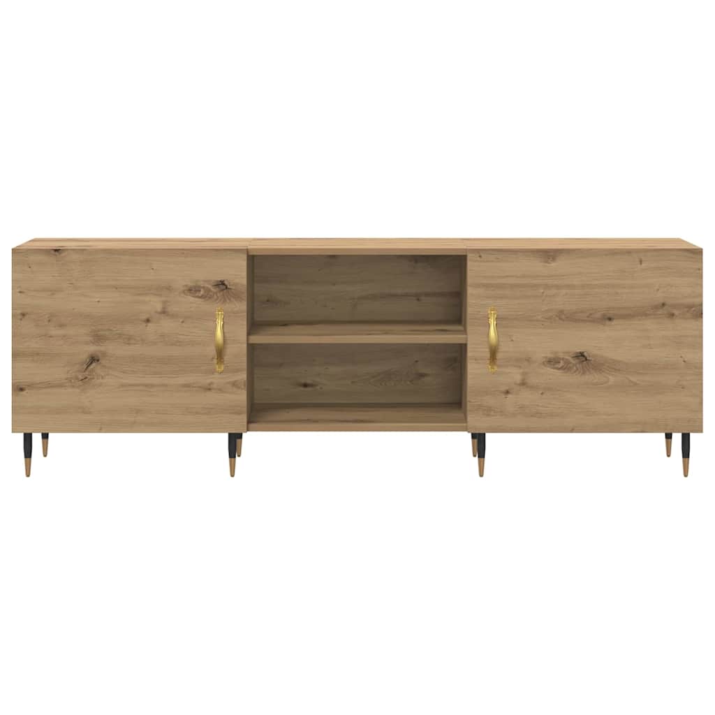 TV-Schränk Eiche handwerklich 150 x 30 x 50 cm Holzwerkstoff