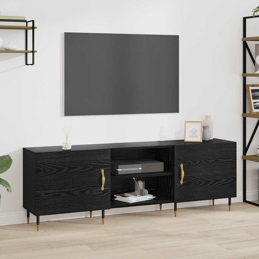 TV-Schränk Schwarze Eiche 150 x 30 x 50 cm Holzwerkstoff