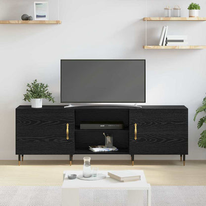 TV-Schränk Schwarze Eiche 150 x 30 x 50 cm Holzwerkstoff