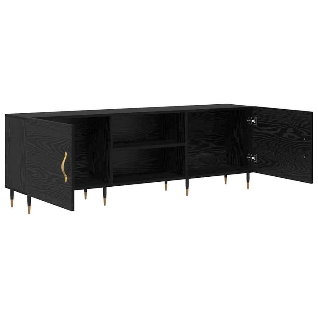 TV-Schränk Schwarze Eiche 150 x 30 x 50 cm Holzwerkstoff