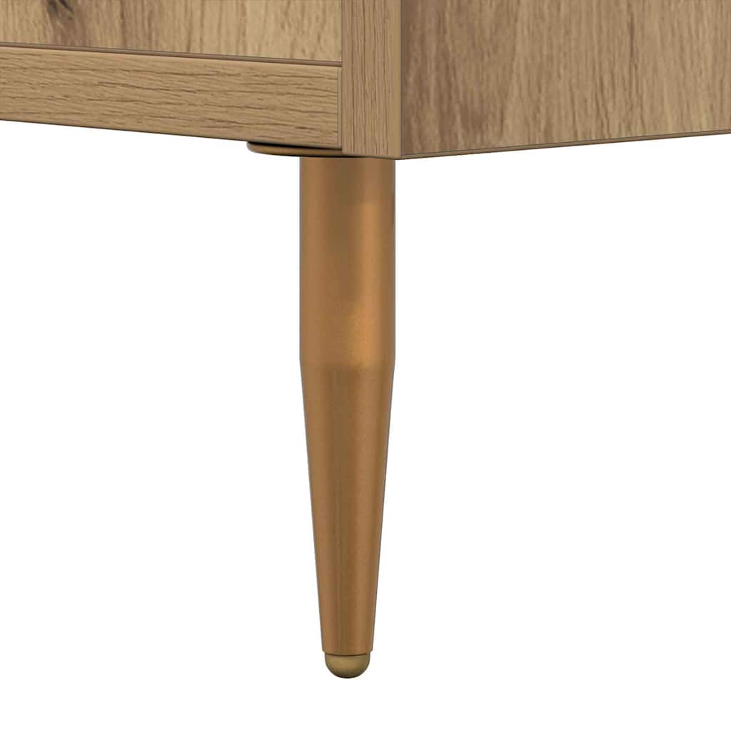 TV-Schränk Eiche handwerklich 150 x 30 x 50 cm Holzwerkstoff