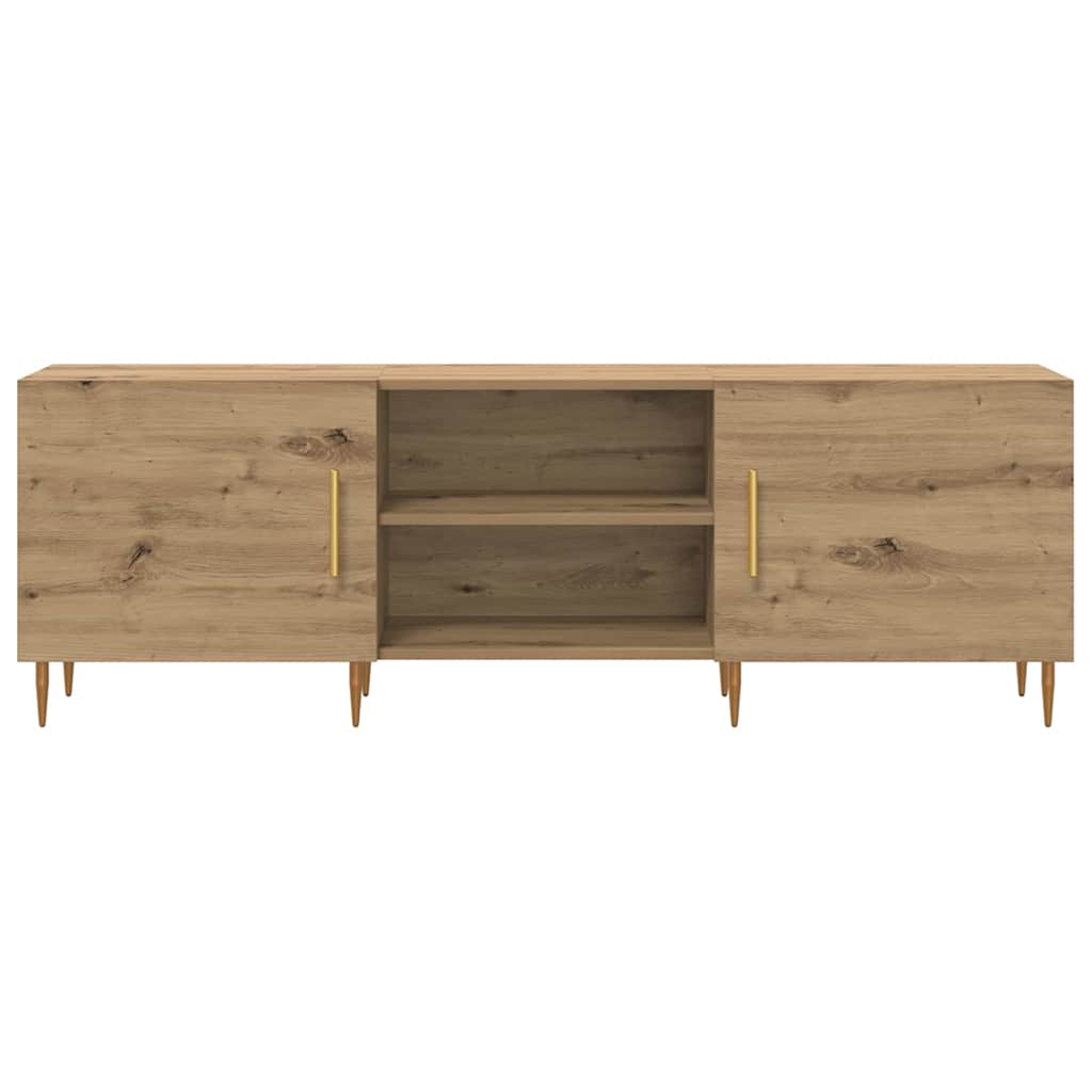 TV-Schränk Eiche handwerklich 150 x 30 x 50 cm Holzwerkstoff