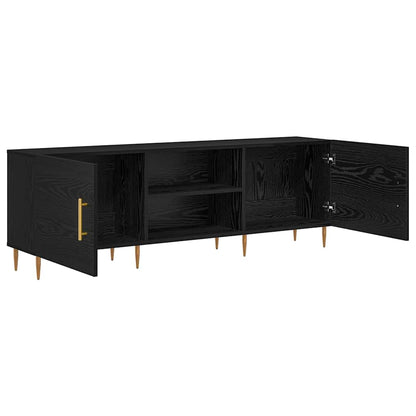 TV-Schränk Schwarze Eiche 150 x 30 x 50 cm Holzwerkstoff