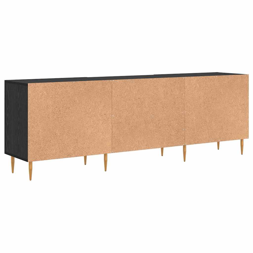 TV-Schränk Schwarze Eiche 150 x 30 x 50 cm Holzwerkstoff