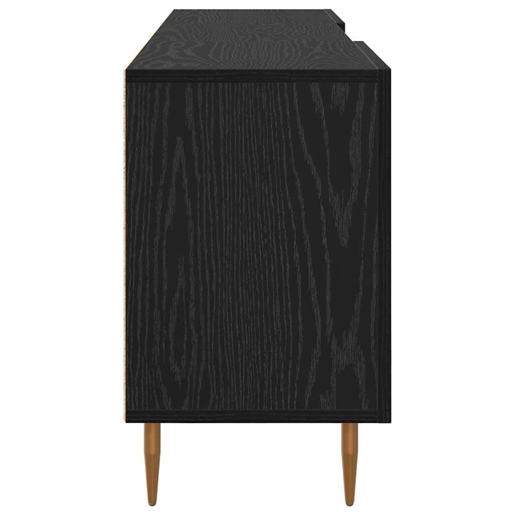 TV-Schränk Schwarze Eiche 150 x 30 x 50 cm Holzwerkstoff