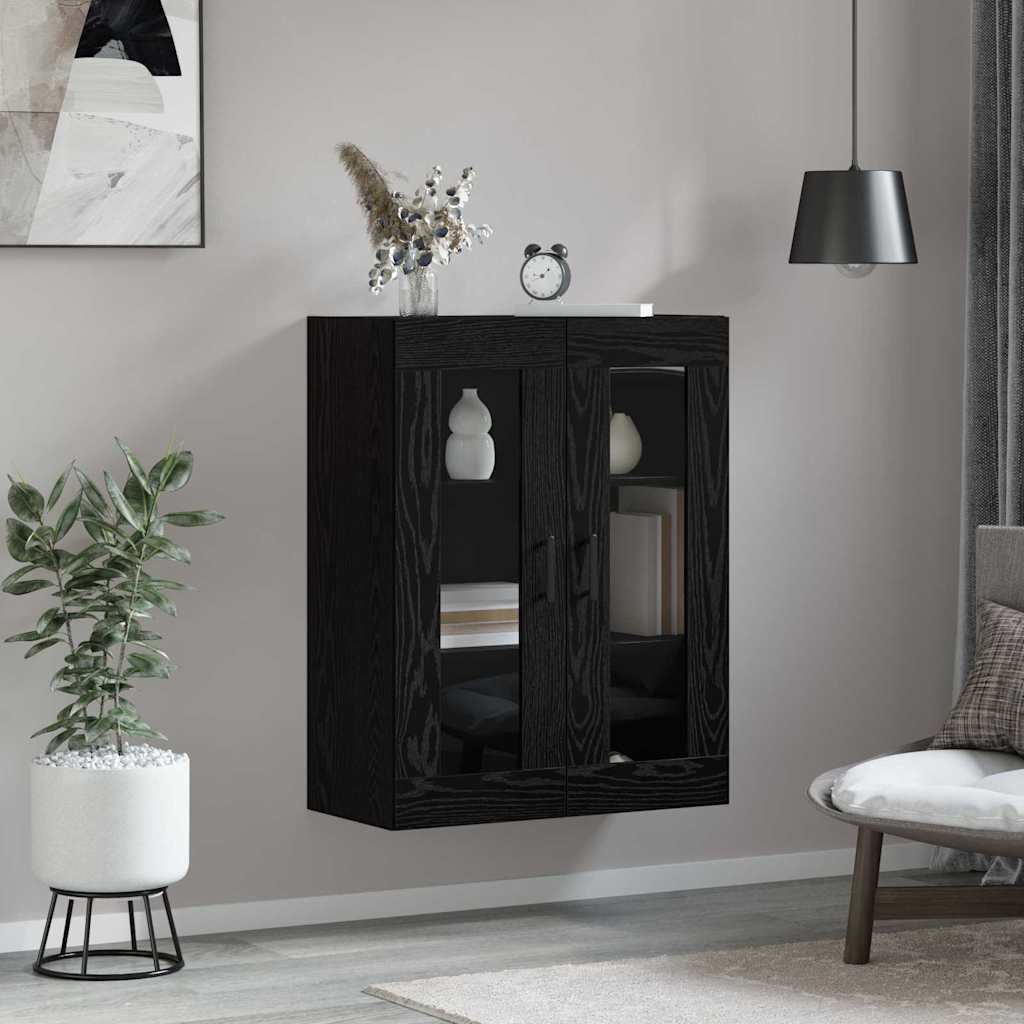 Sideboard Schwarz 69.5 x 34 x 90 cm Holzwerkstoff