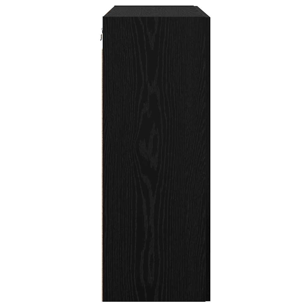 Sideboard Schwarz 69.5 x 34 x 90 cm Holzwerkstoff