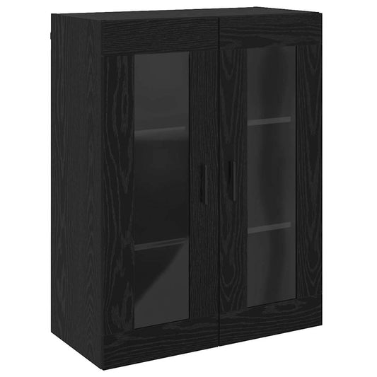 Wandschrank Schwarze Eiche 69.5 x 34 x 90 cm Holzwerkstoff