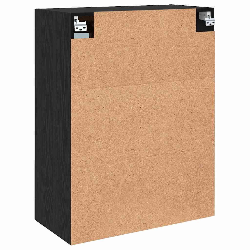 Wandschrank Schwarze Eiche 69.5 x 34 x 90 cm Holzwerkstoff