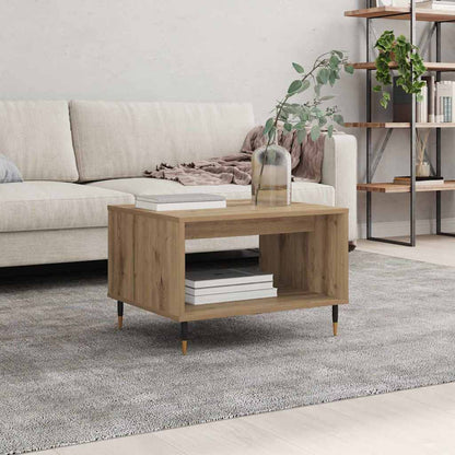 Couchtisch Eiche handwerklich 60 x 50 x 40 cm Holzwerkstoff