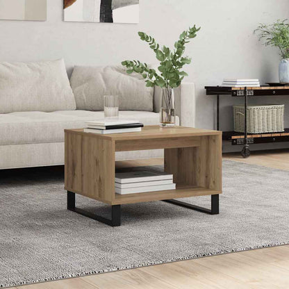 Couchtisch Eiche handwerklich 60 x 50 x 40 cm Holzwerkstoff