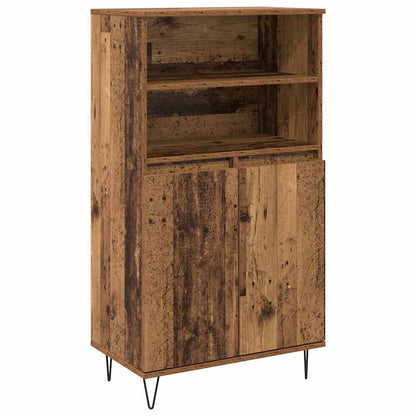 Hochboard Braun 60 x 36 x 110 cm Holzwerkstoff