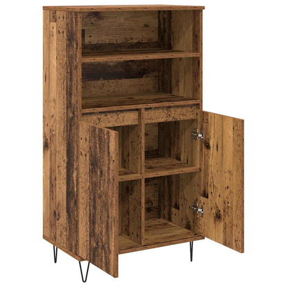 Hochboard Braun 60 x 36 x 110 cm Holzwerkstoff