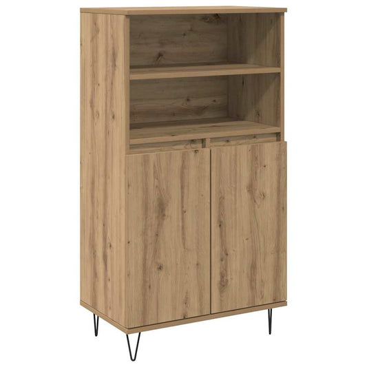 Hochboard Braun 60 x 36 x 110 cm Holzwerkstoff