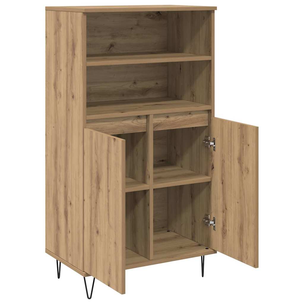 Hochboard Braun 60 x 36 x 110 cm Holzwerkstoff