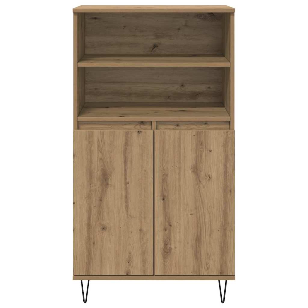 Hochboard Braun 60 x 36 x 110 cm Holzwerkstoff