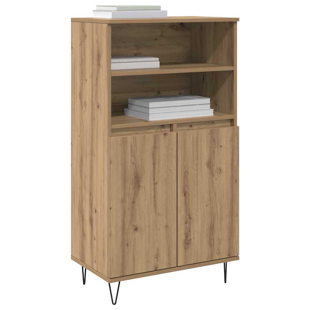 Hochboard Braun 60 x 36 x 110 cm Holzwerkstoff