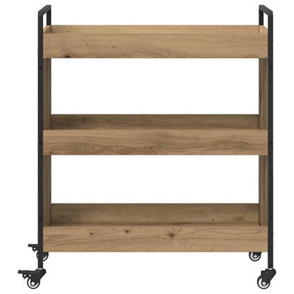 Küchentrolley Eiche handwerklich 70 x 30 x 82 cm Holzwerkstoff