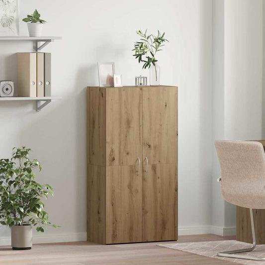 Büroschrank Eiche handwerklich 60 x 32 x 115 cm Holzwerkstoff