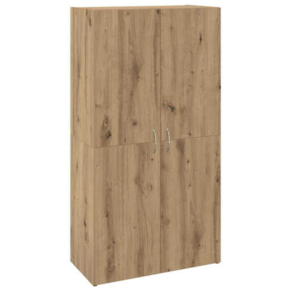 Büroschrank Eiche handwerklich 60 x 32 x 115 cm Holzwerkstoff