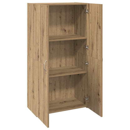 Büroschrank Eiche handwerklich 60 x 32 x 115 cm Holzwerkstoff