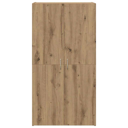 Büroschrank Eiche handwerklich 60 x 32 x 115 cm Holzwerkstoff