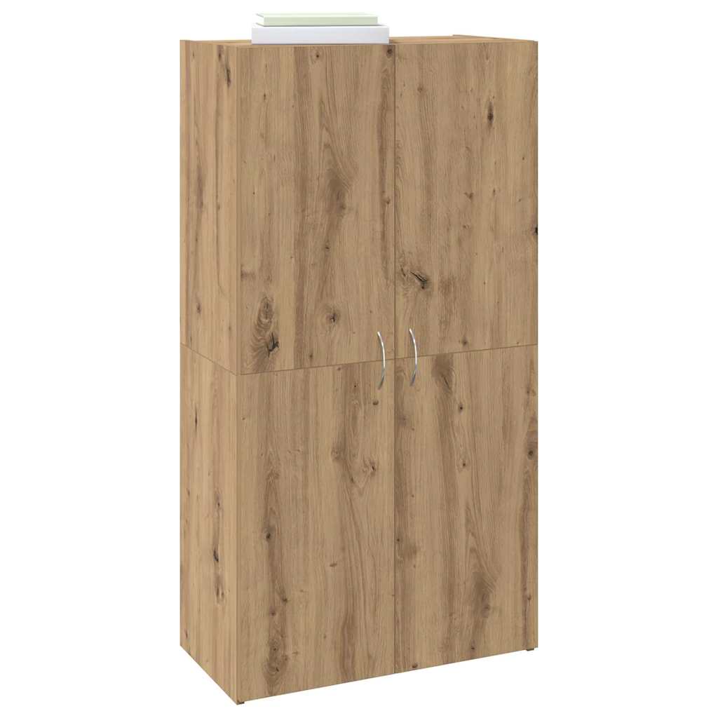 Büroschrank Eiche handwerklich 60 x 32 x 115 cm Holzwerkstoff