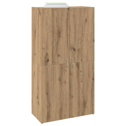 Büroschrank Eiche handwerklich 60 x 32 x 115 cm Holzwerkstoff