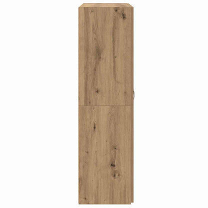 Büroschrank Eiche handwerklich 60 x 32 x 115 cm Holzwerkstoff