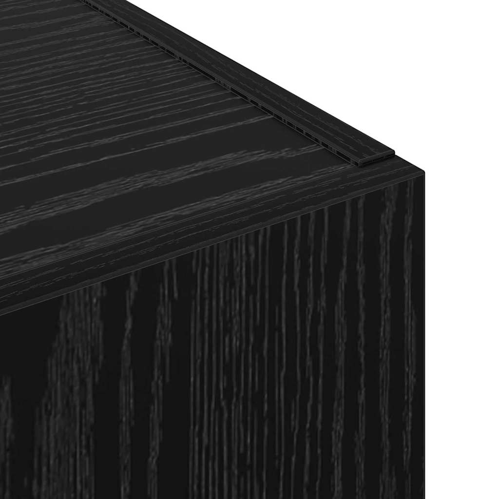 Büroschrank Schwarze Eiche 60 x 32 x 115 cm Holzwerkstoff