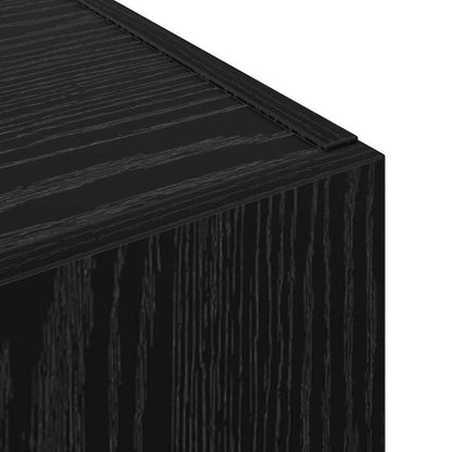 Büroschrank Schwarze Eiche 60 x 32 x 115 cm Holzwerkstoff