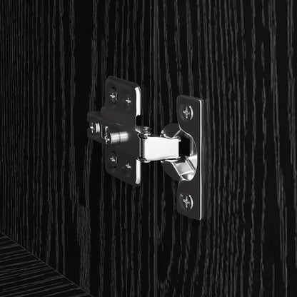 Büroschrank Schwarze Eiche 60 x 32 x 115 cm Holzwerkstoff