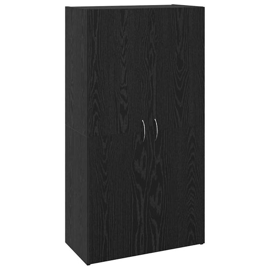 Büroschrank Schwarze Eiche 60 x 32 x 115 cm Holzwerkstoff