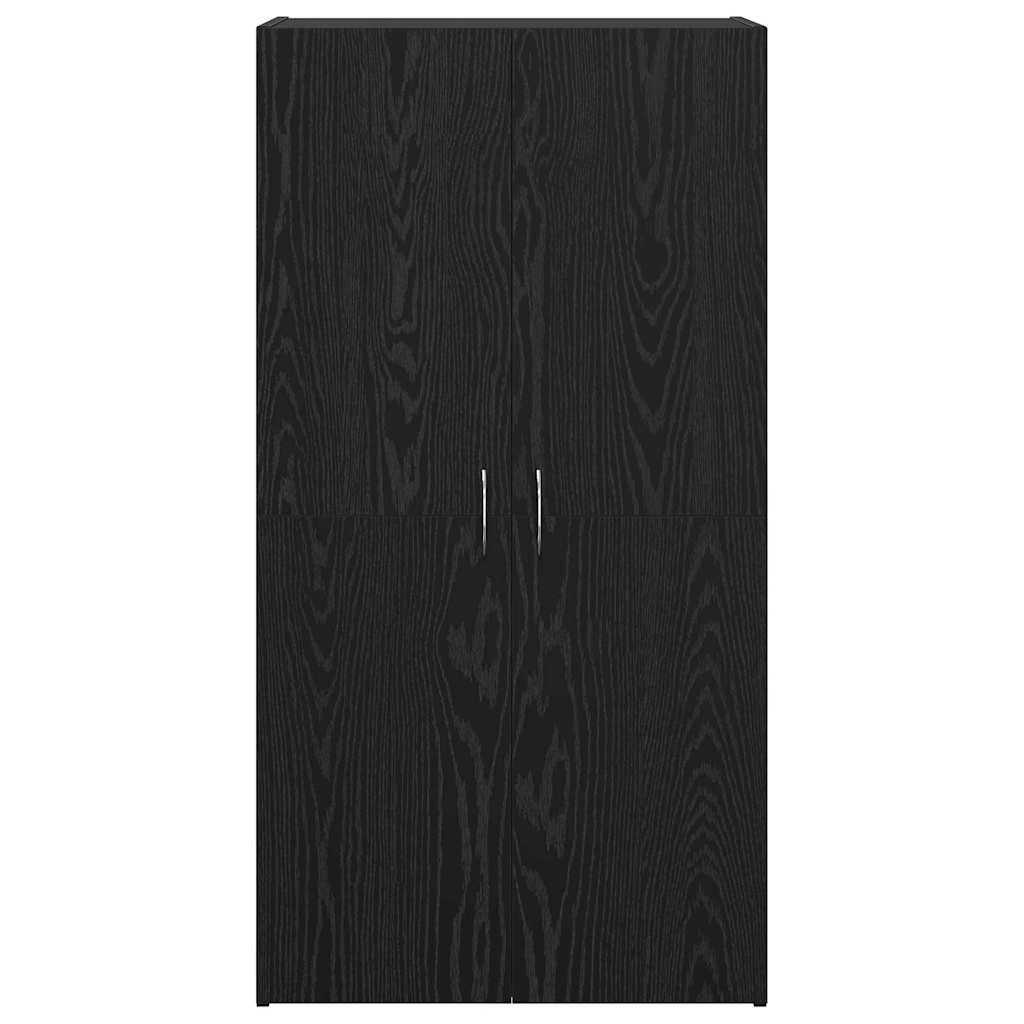 Büroschrank Schwarze Eiche 60 x 32 x 115 cm Holzwerkstoff