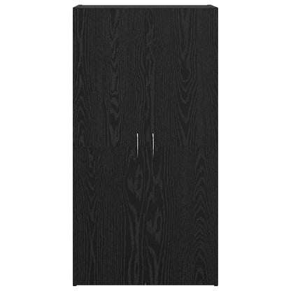 Büroschrank Schwarze Eiche 60 x 32 x 115 cm Holzwerkstoff