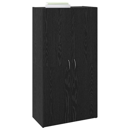 Büroschrank Schwarze Eiche 60 x 32 x 115 cm Holzwerkstoff