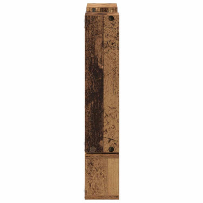 Wandwürfel mit Regal Altholz 96 x 12 x 64 cm Holzwerkstoff