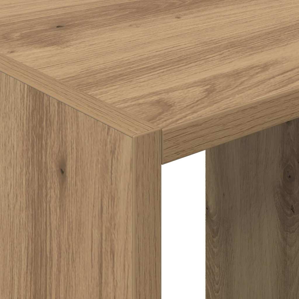 Kleiderschrank mit Regal Eiche handwerklich 77 x 48 x 102 cm